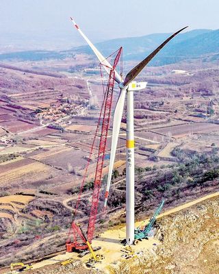 枣阳风电项目施工正酣 绿色能源发展加速推进